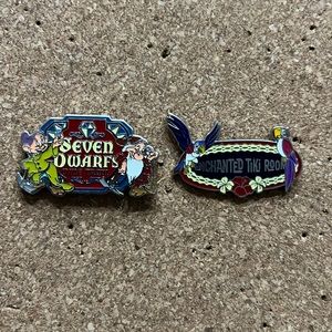 Disney 45th Anniversary Mystery Attraction Pins